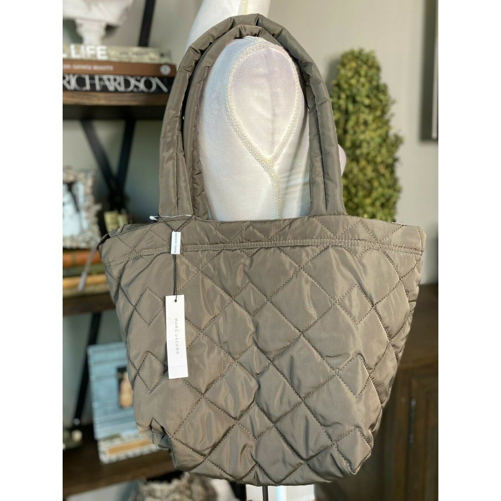 Marc Jacobs Quilted Nylon Medium Tote Bag Purse - Picture 9 of 12